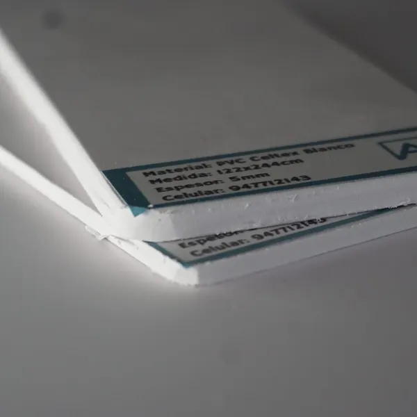 PVC-Celtex Blanco Plancha 10mm - 14